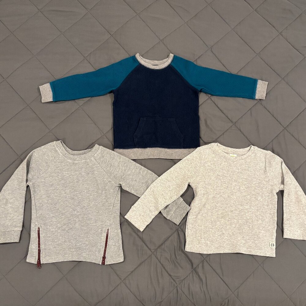 Toddler Sweaters - Toddler Jersey - Size 4T - Set of 3 - Blue Sweater